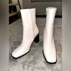 Nasty Gal White Boots